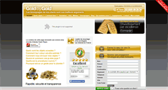 Desktop Screenshot of goldbygold.com